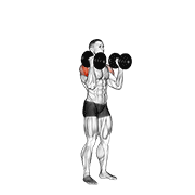 نیشاندانی dumbbell w-press